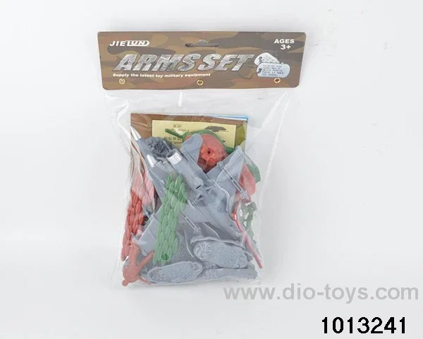 Military suit in PVC bag