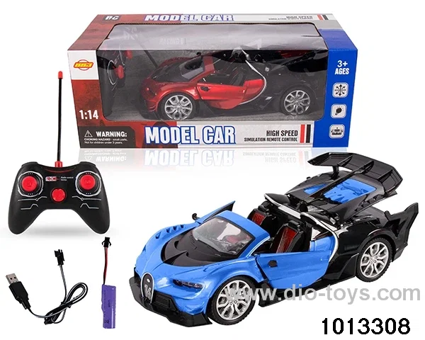 1:14 5ch 27MHz RC car with light in window box（Package electricity）