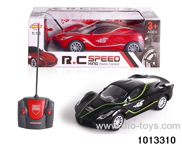 1:18 4ch 27MHz RC car with light in window box（Not including batteries）
