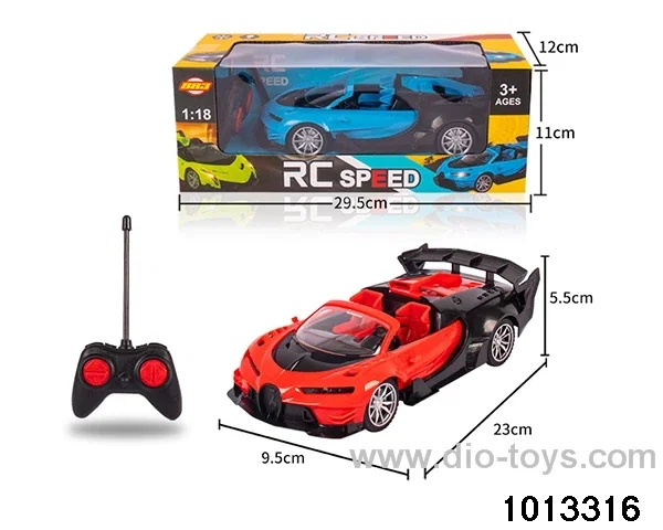1:18 4ch 27MHz RC car with light in window box
