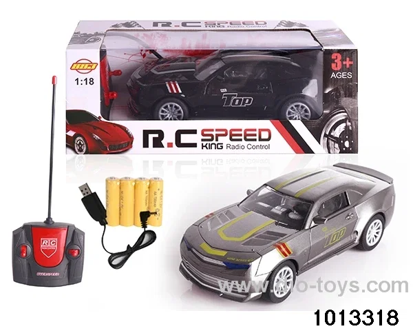 1:18 4ch 27MHz RC car with light in window box（Package electricity）