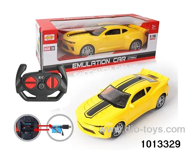 1:16 4ch 27MHz RC car with light in window box（Package electricity）
