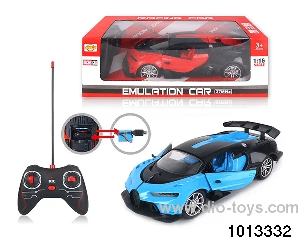 1:16 5ch 27MHz RC car with light in window box（Package electricity）