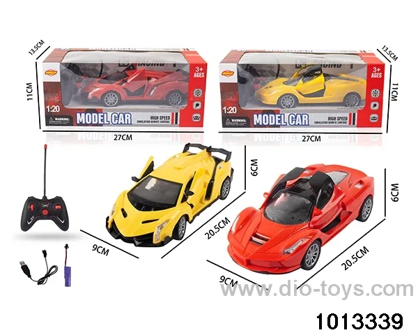 1:20 5ch 27MHz RC car with light in window box（Package electricity）