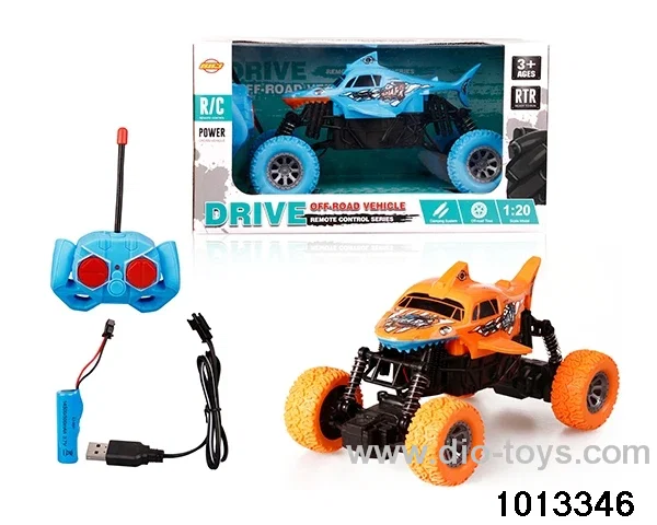 1:20 4ch 27MHz RC car with light in window box（Package electricity）