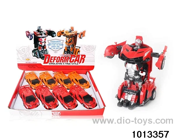 Deformation rebound vehicle in 8pcs display box