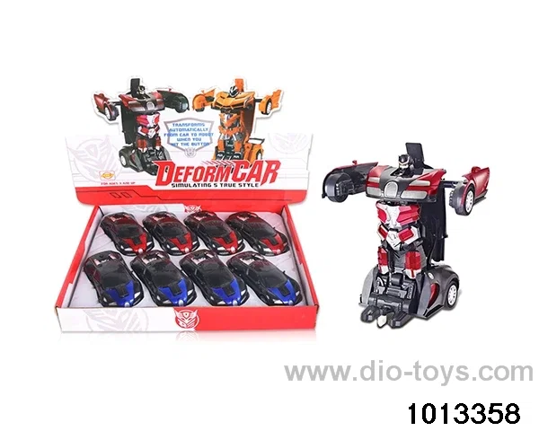 Deformation rebound vehicle in 8pcs display box