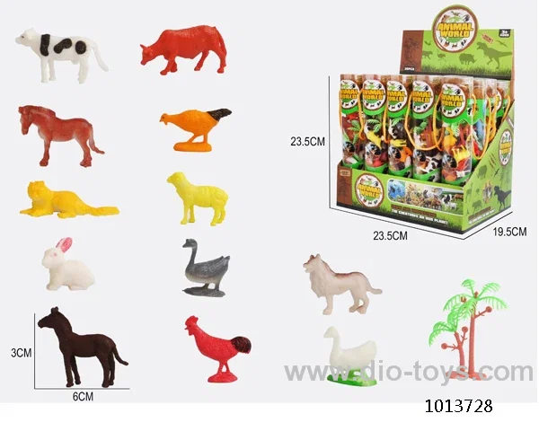 animal set in display box