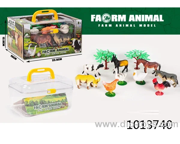 animal set in Ming benzene box