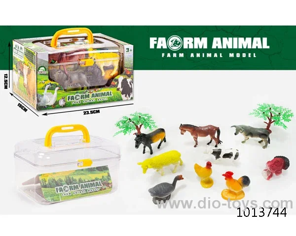 animal set in Window box