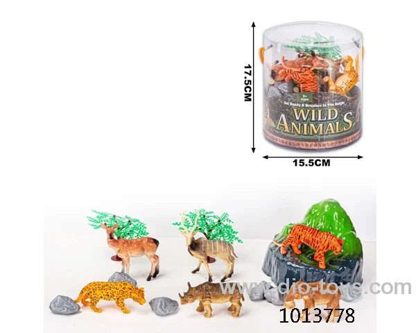 animal set in Barrel