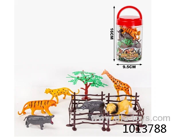animal set in Barrel