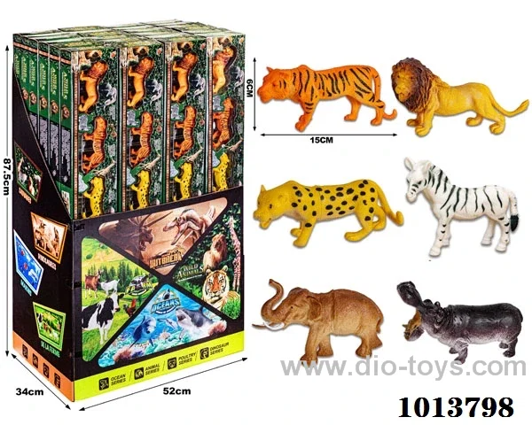 animal set in color box