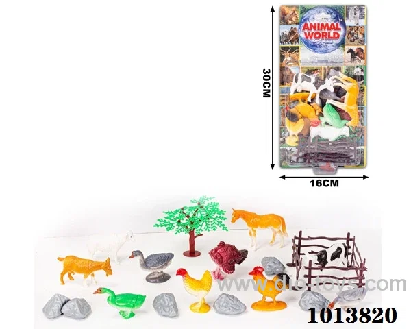 animal set in Blister with insert