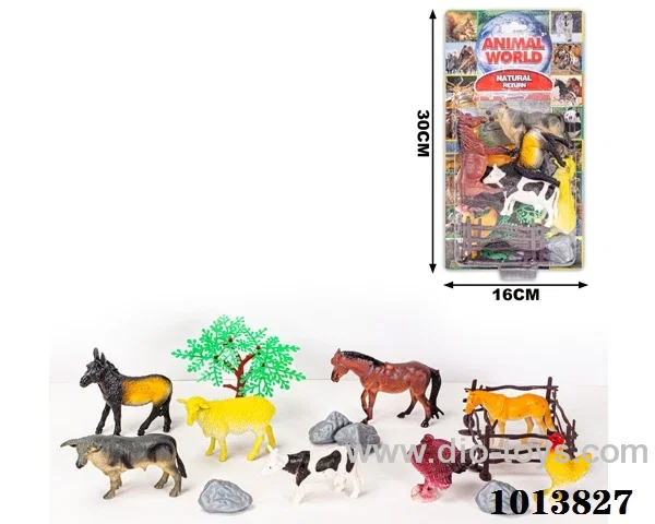 animal set in Blister with insert