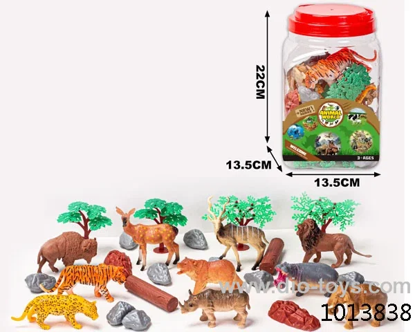 28pcs animal set in Cannon