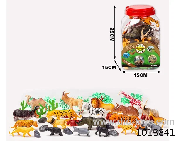 40pcs animal set  in Tin
