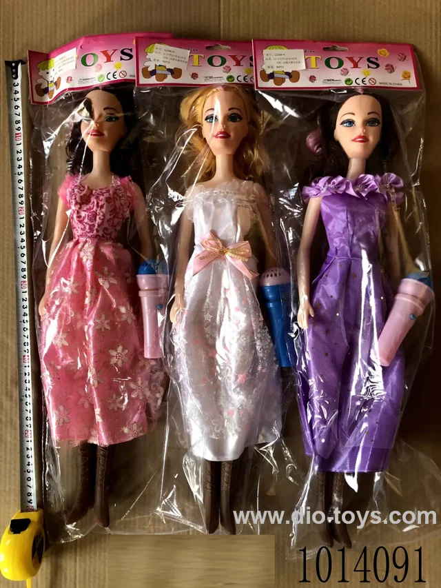 22 "Barbie doll + music + music microphone (Clothes 3 mixed)