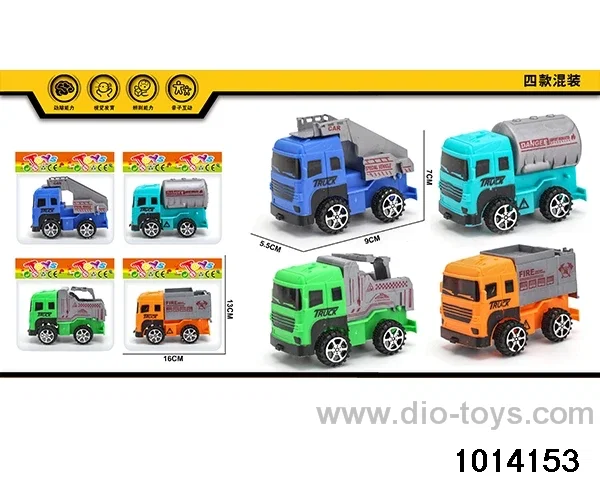 Sliding truck in opp bag
