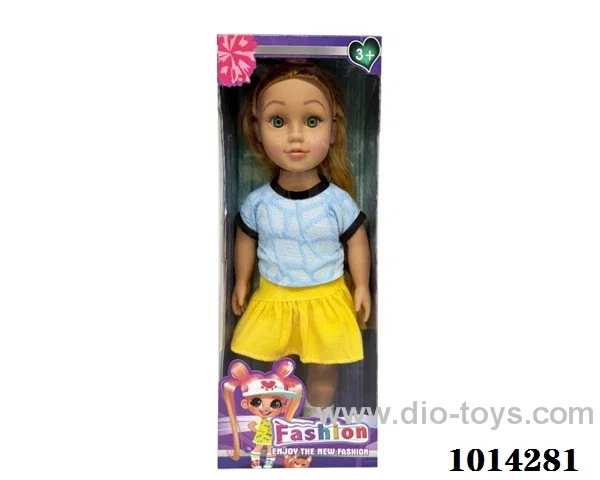 18-inch doll in Window box