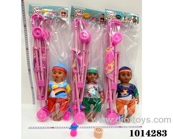 12 inch doll with music in PP bag with header
