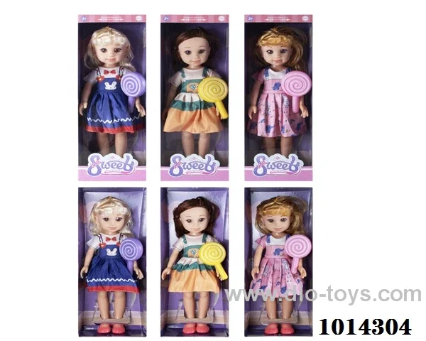 14 inch doll with music 3sets mixed loading  include battery in Window box