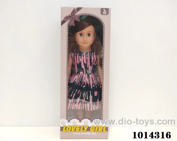 18 inch USA doll in Window box
