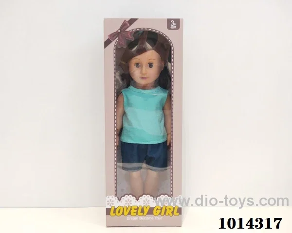 18 inch USA doll in Window box