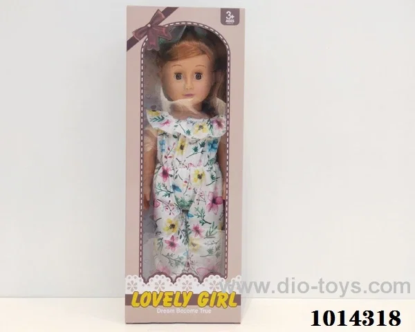 18 inch USA doll in Window box