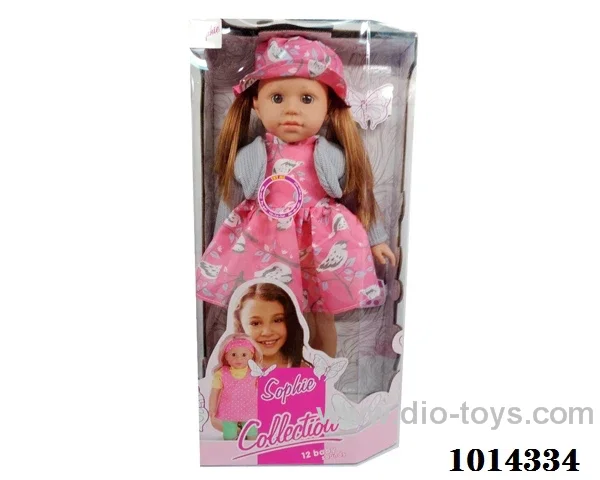 18 inch doll with 12-sound &music in Color box