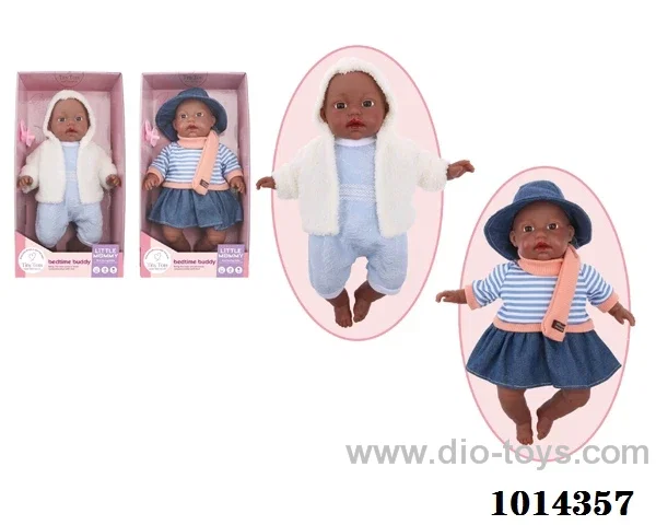 14 inch doll with 12-sound IC 2sets mixed loading in Display box