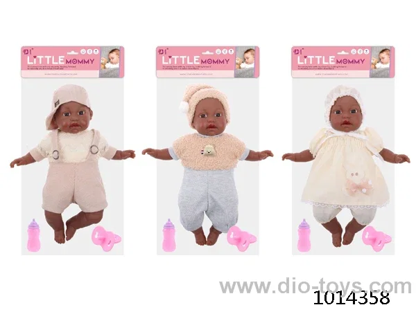 14 inch doll with 12-sound IC 3sets mixed loading in PVC bag