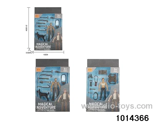 Simulation model toy set in window box