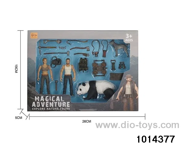 Simulation model toy set in window box