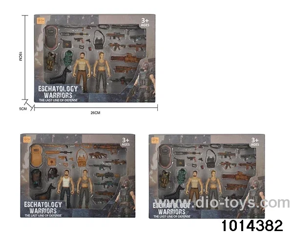 Simulation model toy set in window box