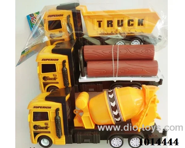 Inertial engineering vehicle 3sets mixed loading in Opp bag