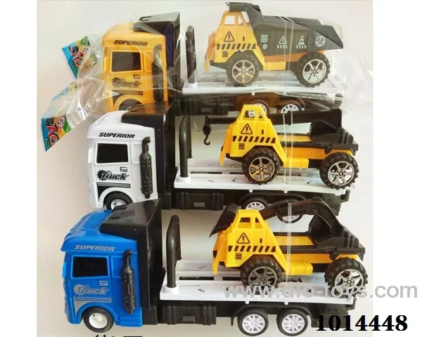 Inertial engineering vehicle 3color mixed loading  in Opp bag
