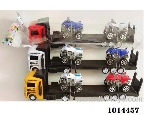 Inertial car 3 color mixed loading in Opp bag