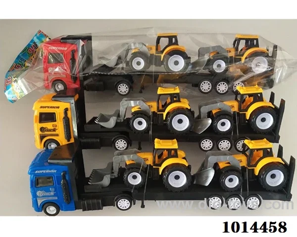 Inertial car 3 color mixed loading in Opp bag
