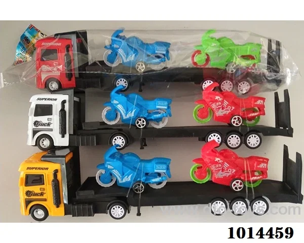 Inertial car 3 color mixed loading in Opp bag
