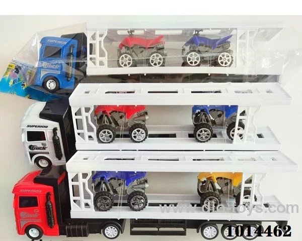 Inertial car 3 color mixed loading in Opp bag