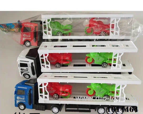Inertial car 3 color mixed loading in Opp bag