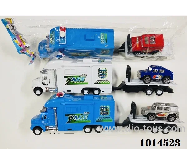 Inertial car 3 color  mixed loading in Opp bag