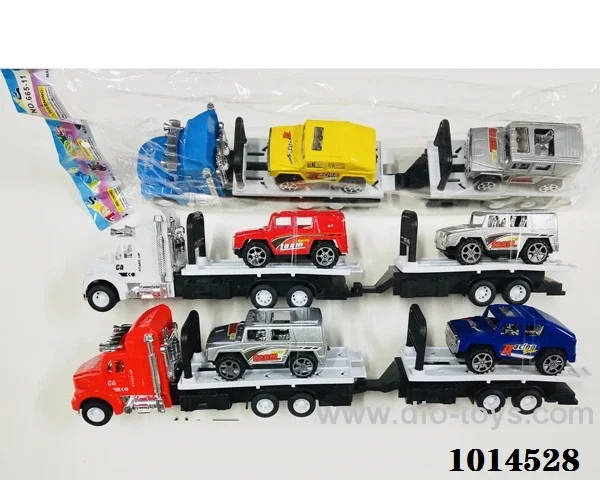 Inertial car 3 color  mixed loading in Opp bag