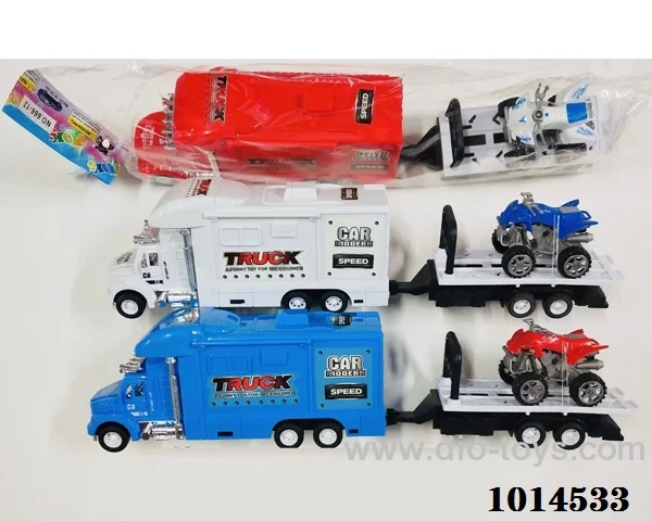 Inertial car 3 color  mixed loading in Opp bag