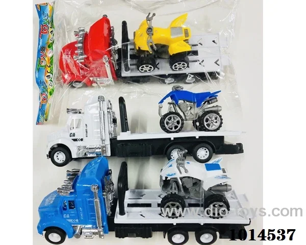 Inertial car 3 color  mixed loading in Opp bag