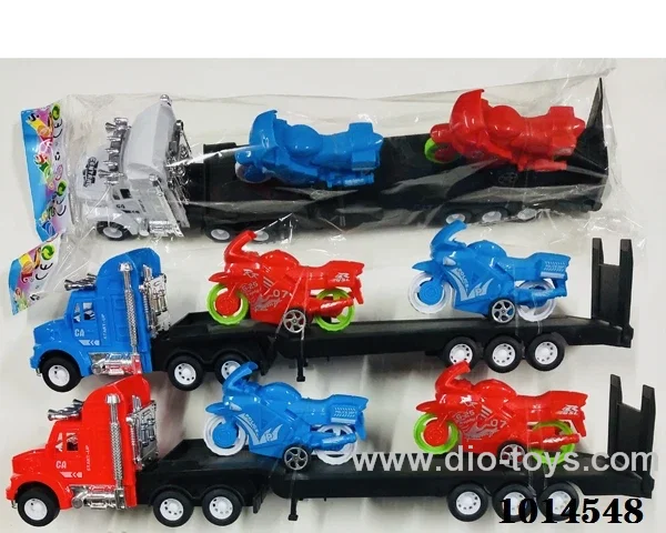Inertial car 3 color  mixed loading in Opp bag