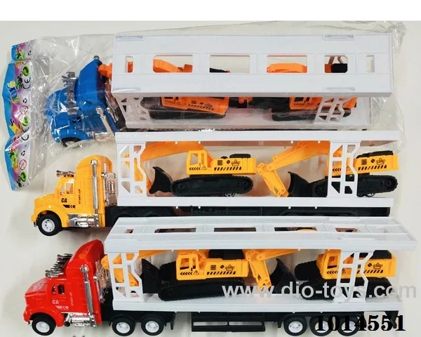 Inertial car 3 color  mixed loading in Opp bag