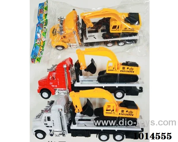 Inertial car 3 color  mixed loading in Opp bag