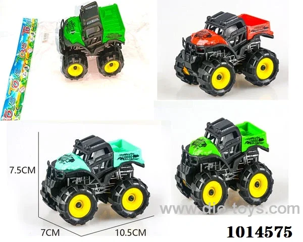 Inertial car 3color mixed loading in Opp bag